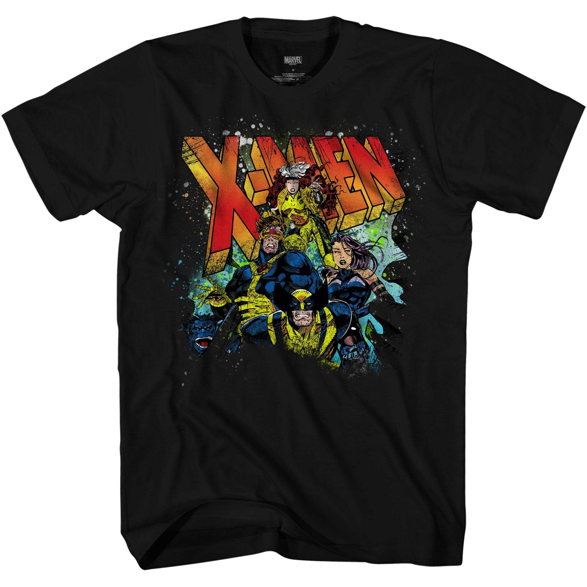 X-Men 90's Team Jim Lee Marvel Comics Adult T-Shirt - S