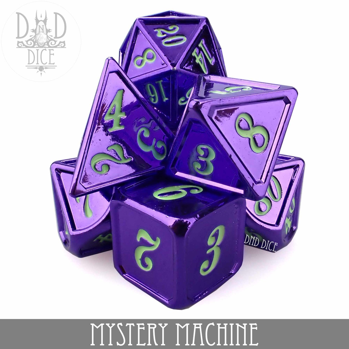 Mystery Machine Metal Dice Set