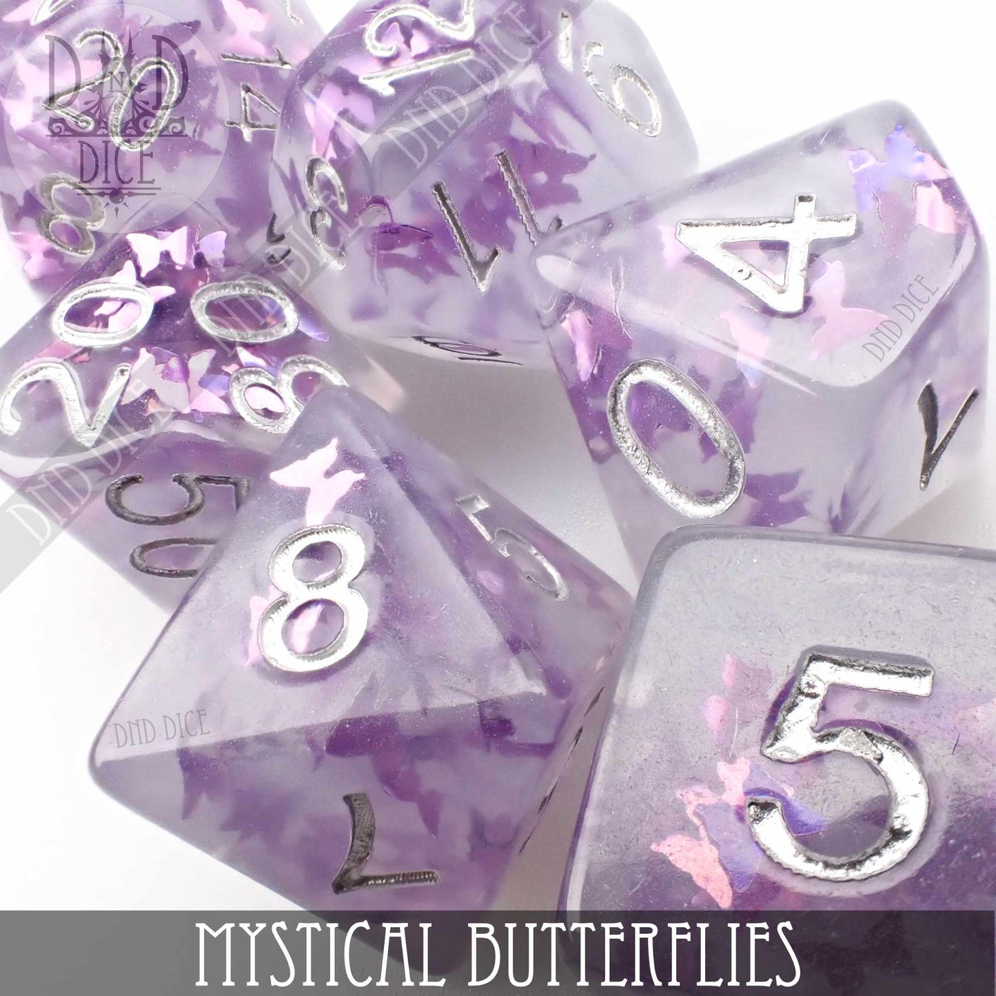 Mystical Butterflies Dice Set