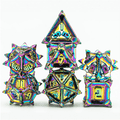 Warrior's Flail: Mystic - Metal RPG Dice Set - 