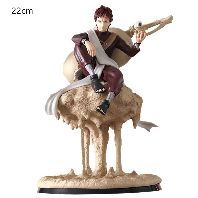 Naruto GK Uchiha Itachi I Love Rosha Cloud Sitting Crane Shield Sand Storm Sasuke Chidori San Diego PVC Action Figure Gift