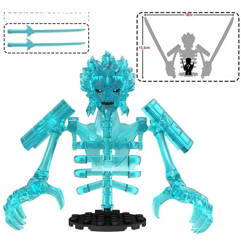 Naruto large Susanoo Hagoromo Ōtsutsuki Big Lego Anime Minifigures Custom Toys 5