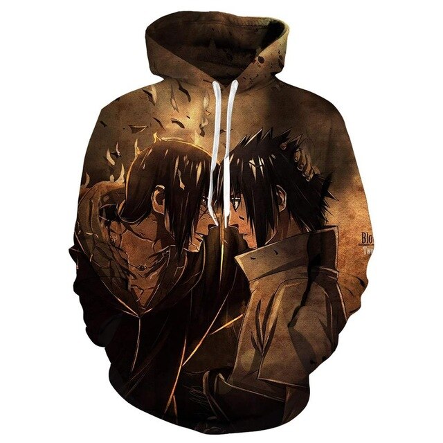 Naruto Series 3D Print Hoodies Men pullovers Anime Sasuke Uchiha Women Hoody Casual Sweatshirt Streetwear Harajuku Coat Tops