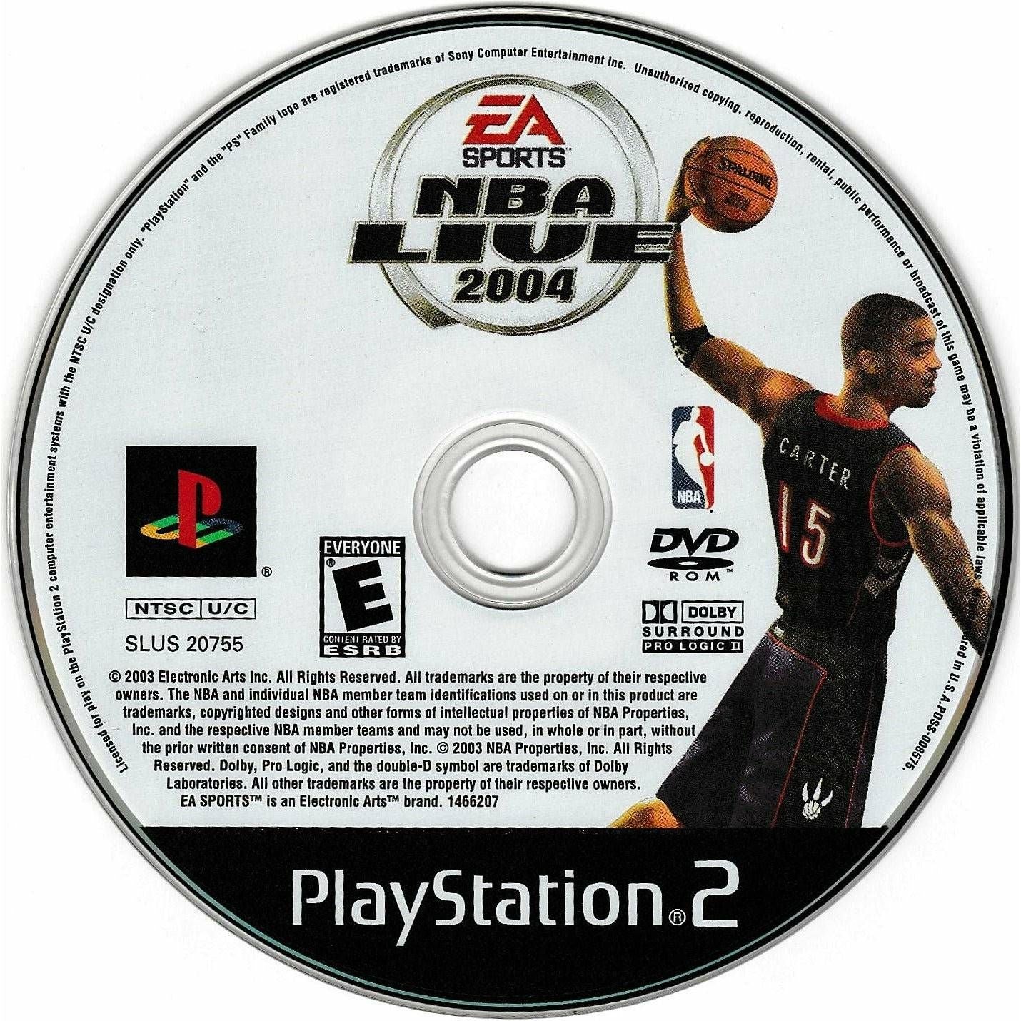 NBA Live 2004 - PlayStation 2 (LOOSE)