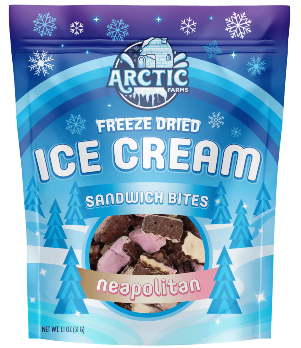 Freeze Dried Ice Cream Sandwich Bites