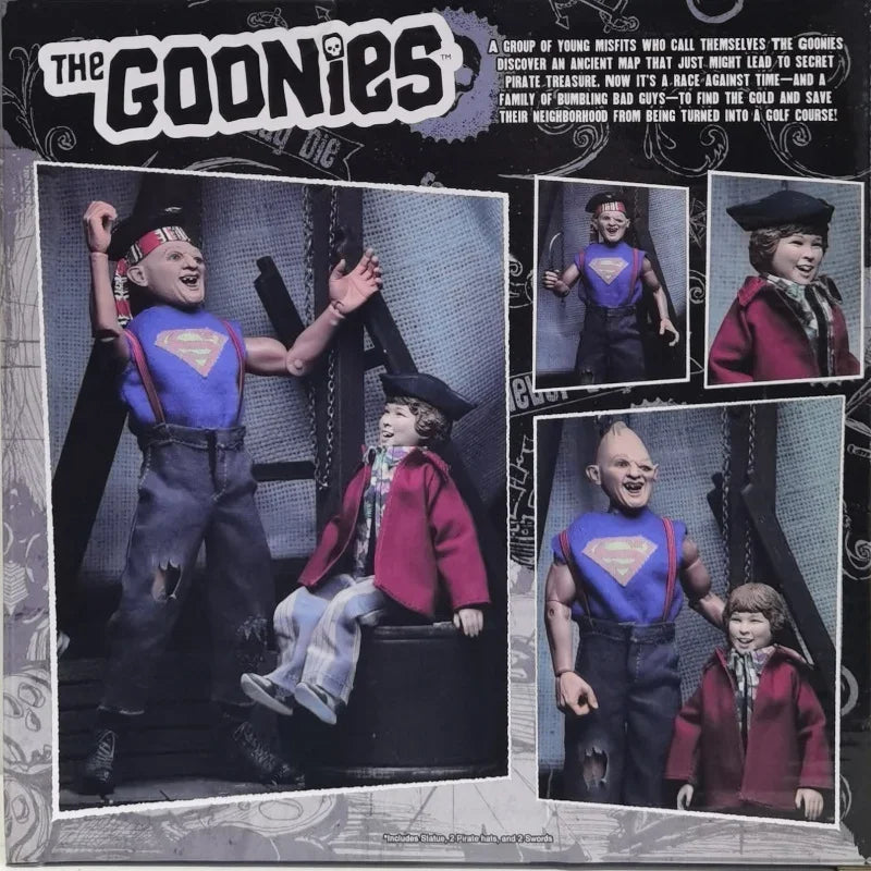 Neca Laser Anti-counterfeiting The Goonies Small Spirit The Goonies Set Movable Doll Model Gifts