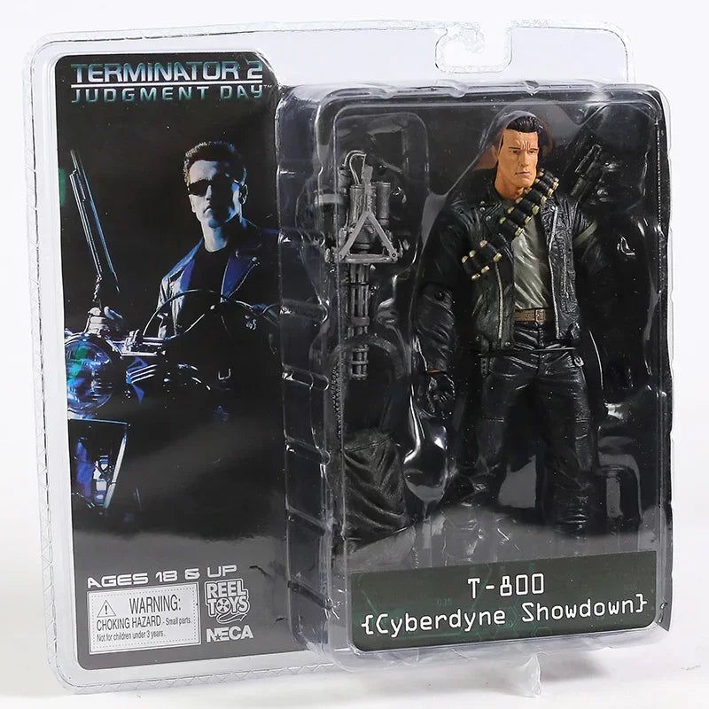 NECA Terminator 2: Judgment Day T-800 Arnold Schwarzenegger PVC Action Figure Collectible Model Toy 7" 18cm