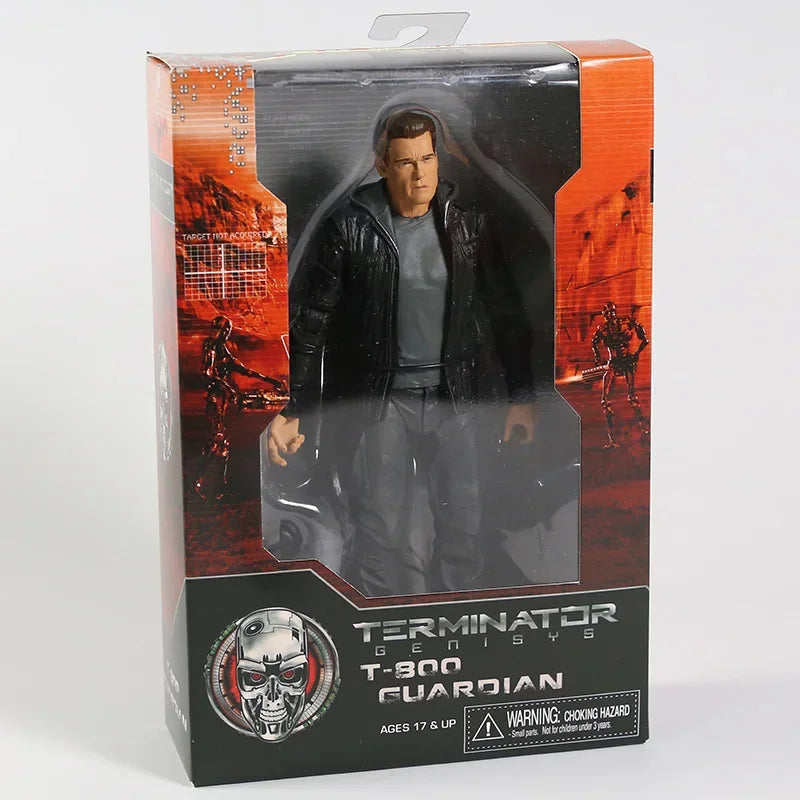 NECA Terminator Genisys T-800 Guardian Endoskeleton Action Figure Model Toy Gift For Collection