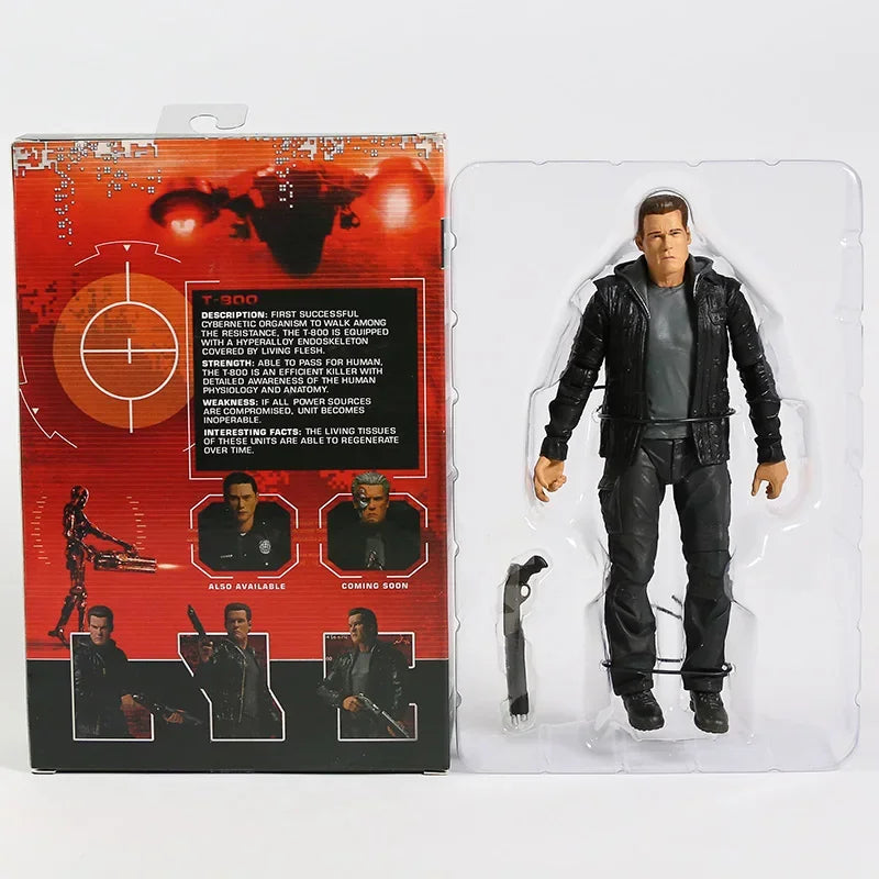 NECA Terminator Genisys T-800 Guardian Endoskeleton Action Figure Model Toy Gift For Collection