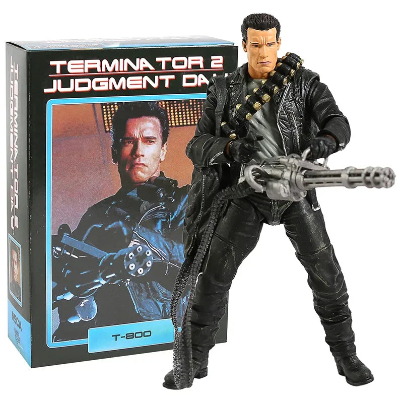 NECA Terminator T-800 T-1000 Collection Action Figure Movie Model Toy