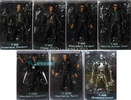 NECA The Terminator 2 Action Figure T-800 ENDOSKELETON Classic Figure Toy 7"18cm 7Styles