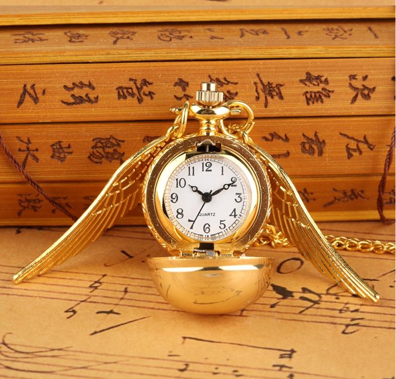 Necklace  Golden Watch Ball Potter Quartz Pocket Watch