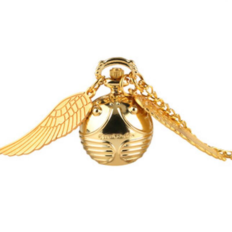 Necklace  Golden Watch Ball Potter Quartz Pocket Watch