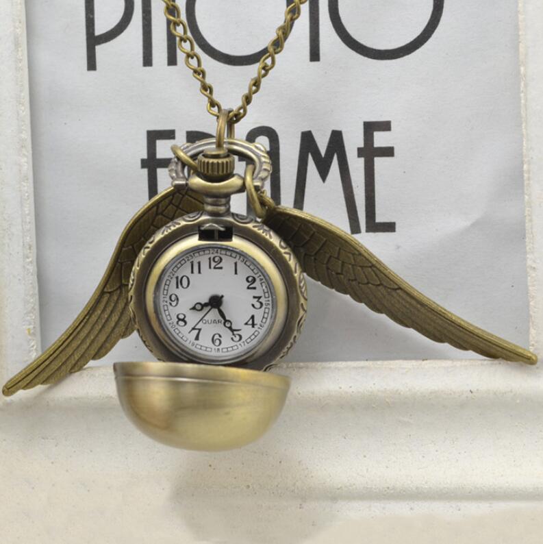 Necklace  Golden Watch Ball Potter Quartz Pocket Watch