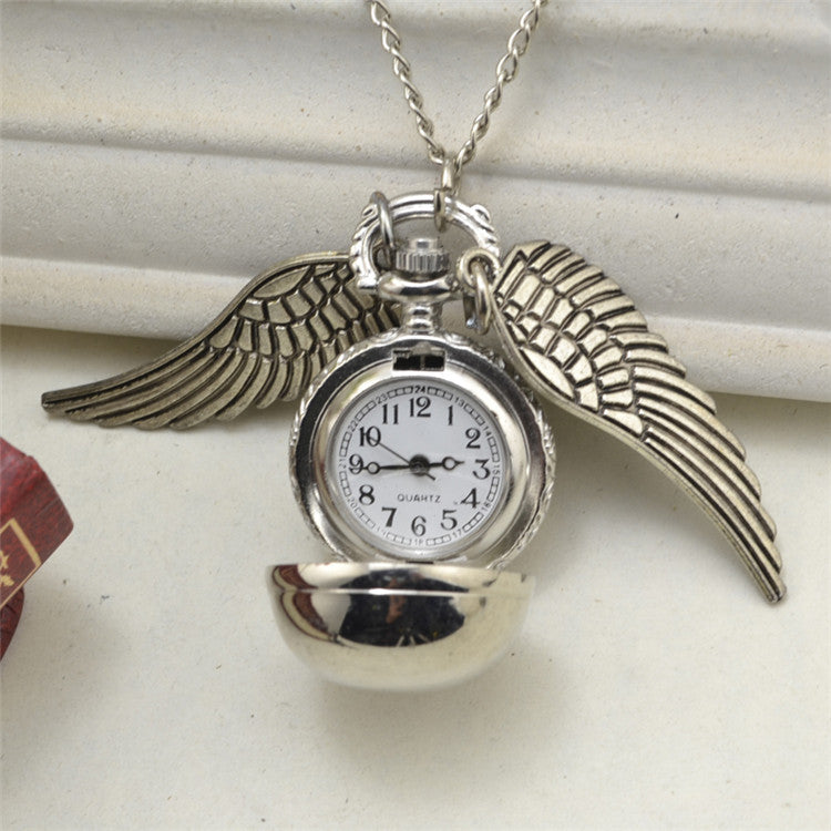 Necklace  Golden Watch Ball Potter Quartz Pocket Watch