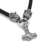 Viking Hammer Thor Mjölnir Necklace - 20in