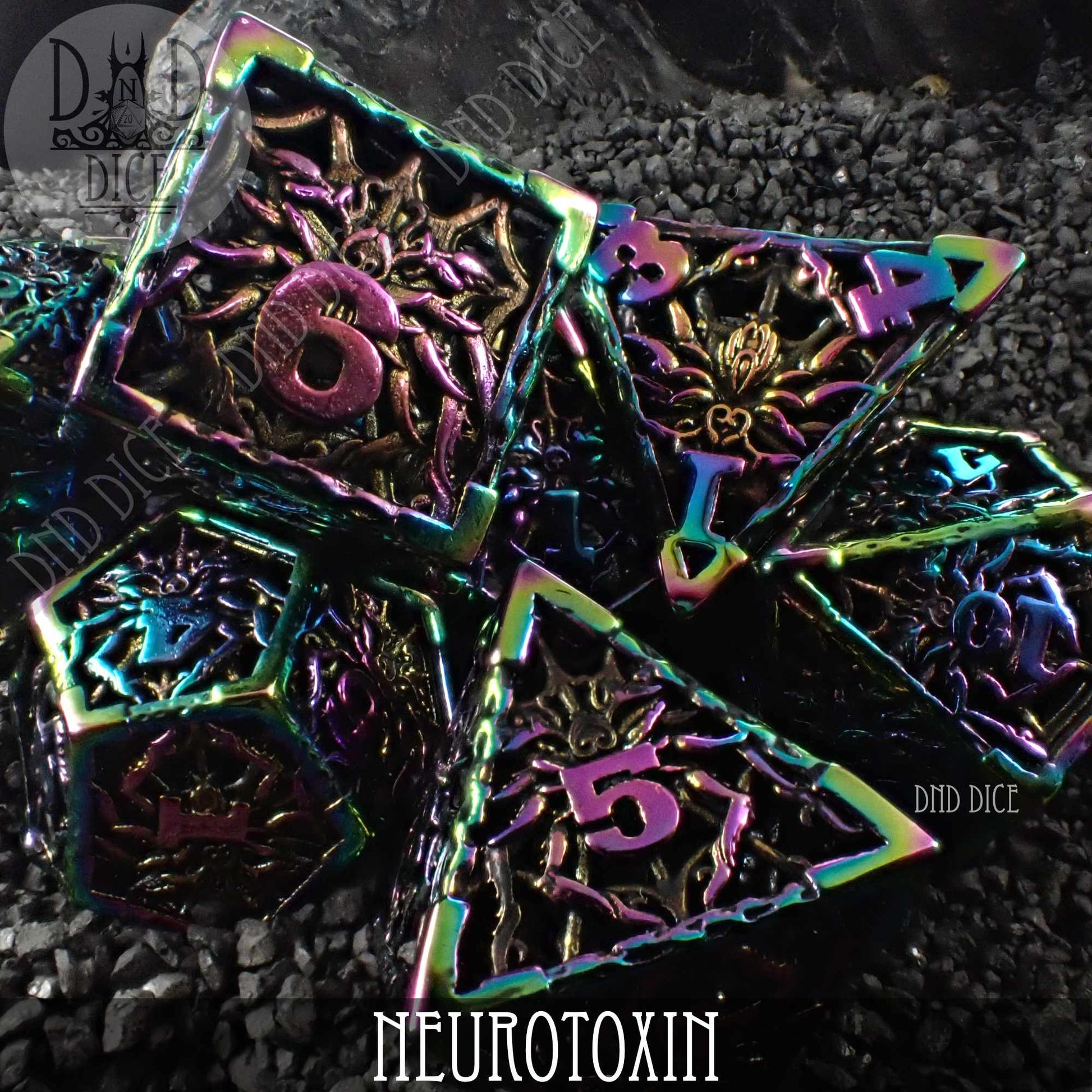 Neurotoxin Metal Dice Set (Gift Box)