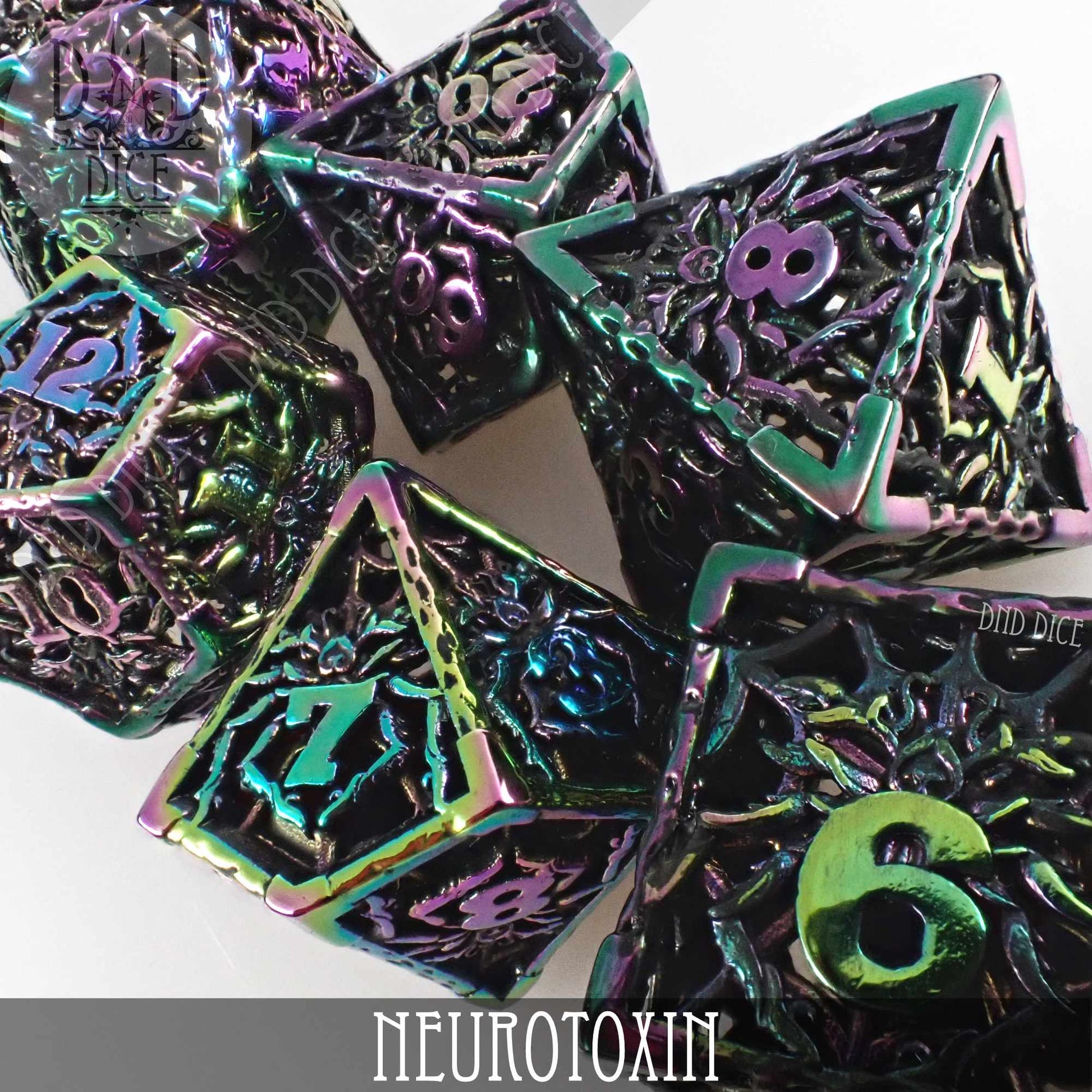 Neurotoxin Metal Dice Set (Gift Box)