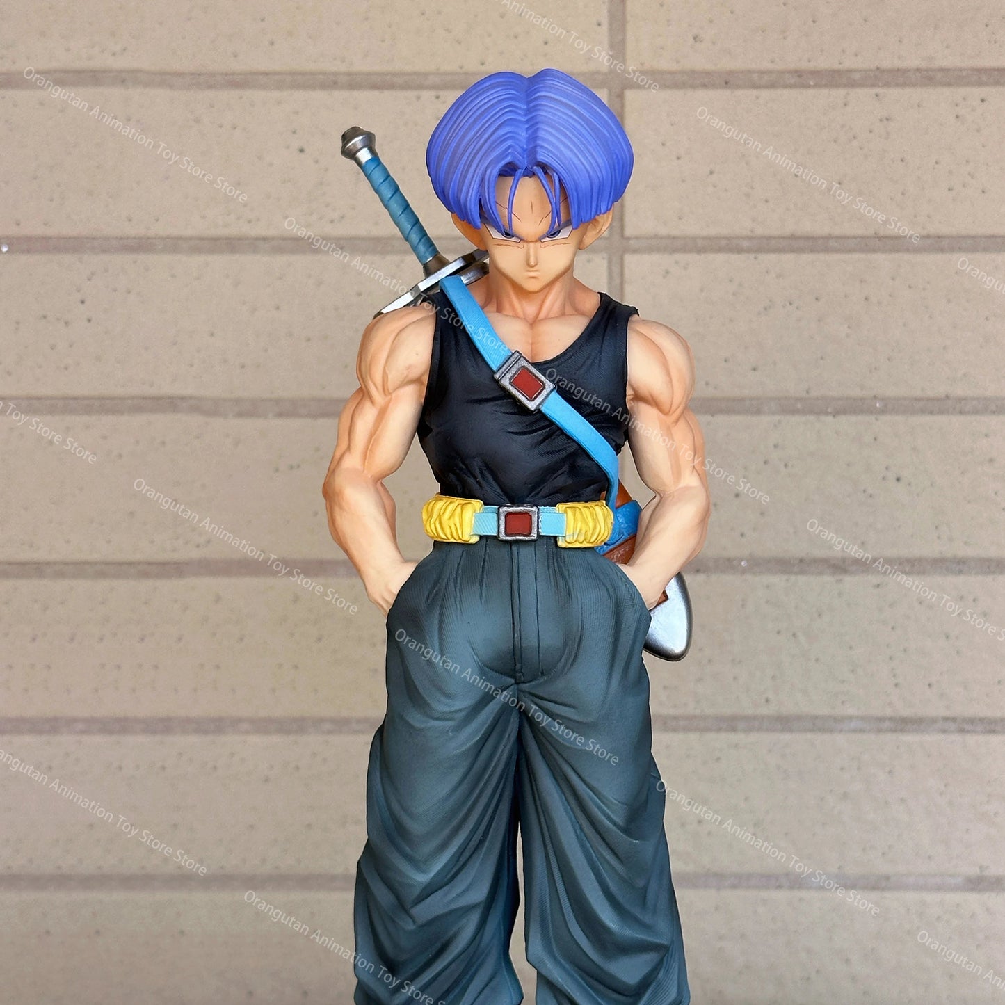 New 26CM Anime Dragon Ball Z Fighters  Trunks Figure Super Saiyan Future Trunks Figurine Action Figures Pvc Statue Statue