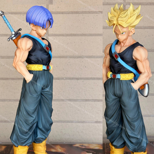 New 26CM Anime Dragon Ball Z Fighters  Trunks Figure Super Saiyan Future Trunks Figurine Action Figures Pvc Statue Statue