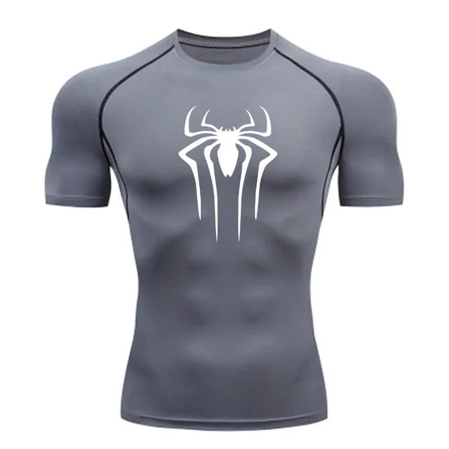 New Compression Shirt Men Fitness Gym Super Hero Sport Running T-Shirt Rashgard Tops Tee Quick Dry Short Sleeve T-Shirt For Men