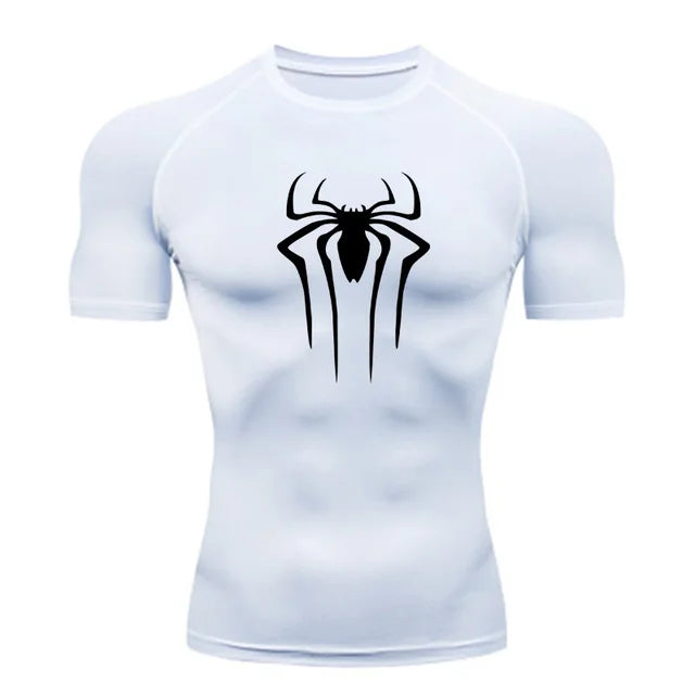 New Compression Shirt Men Fitness Gym Super Hero Sport Running T-Shirt Rashgard Tops Tee Quick Dry Short Sleeve T-Shirt For Men