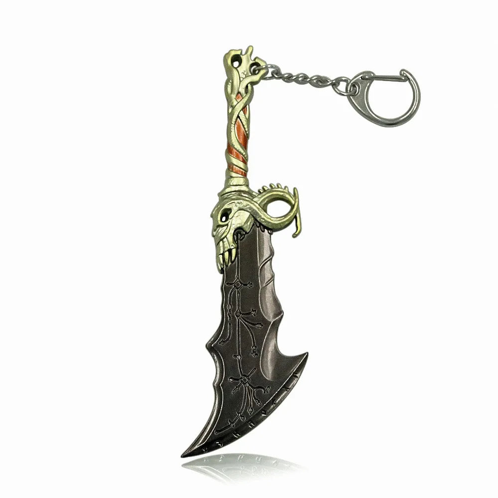 New God of War 4 Kratos Sword Keychain Pendant Keyring Jewelry Men And Women Car key chain Accessories