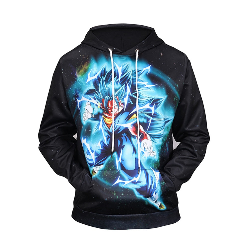 New hoodie cartoon Dragon Ball  print hooded sweater