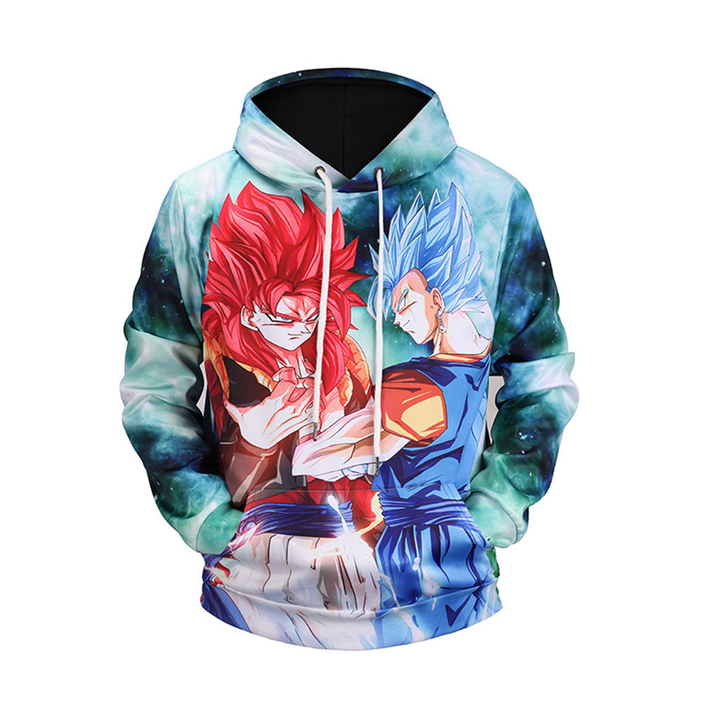 New men's hoodie Dragon Ball Goku 3D print hooded  sweater