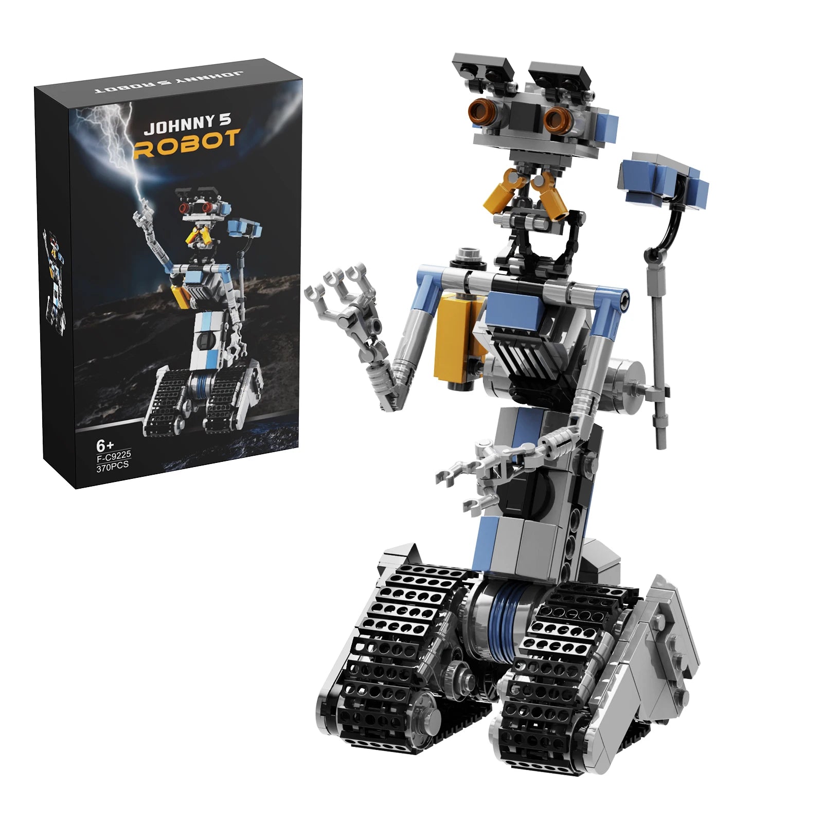 New with Motor Short Circuit Johnny 5 Robot Building Block Set 1176 PCS