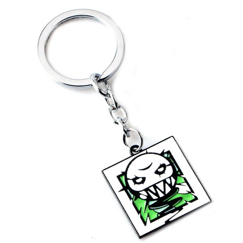 NewStyles Game Rainbow Six Siege Key Chains Jager Glaz Metal Keychain Male Car Keyring Holder Porte Clef Gifts Men Women Jewelry