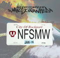 Need For Speed Replica License Plates