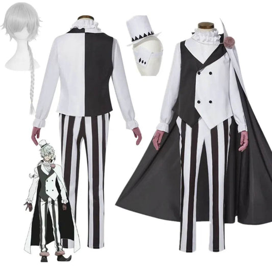 Bungo Stray Dogs Cosplay Nikolai Gogol Suit - A1 / S / Nearest Warehouse