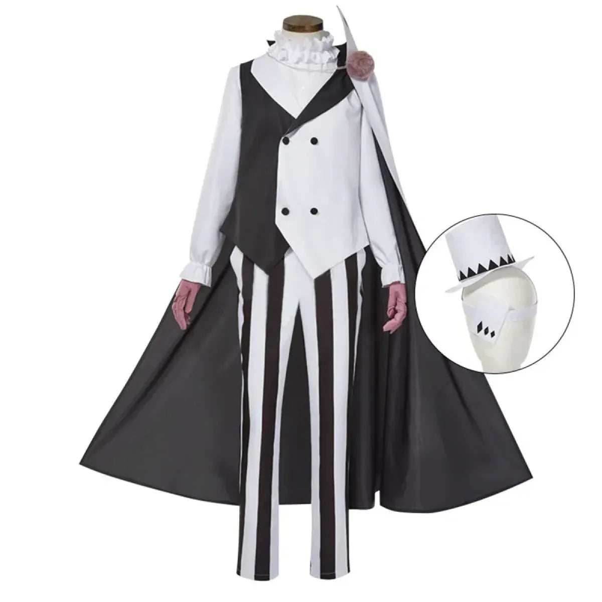 Bungo Stray Dogs Cosplay Nikolai Gogol Suit - A1 / S / Nearest Warehouse