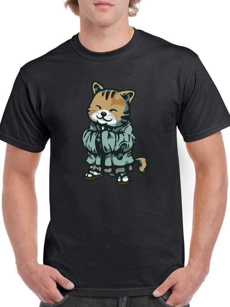 Ninja Kitten T-shirt -SmartPrintsInk Designs