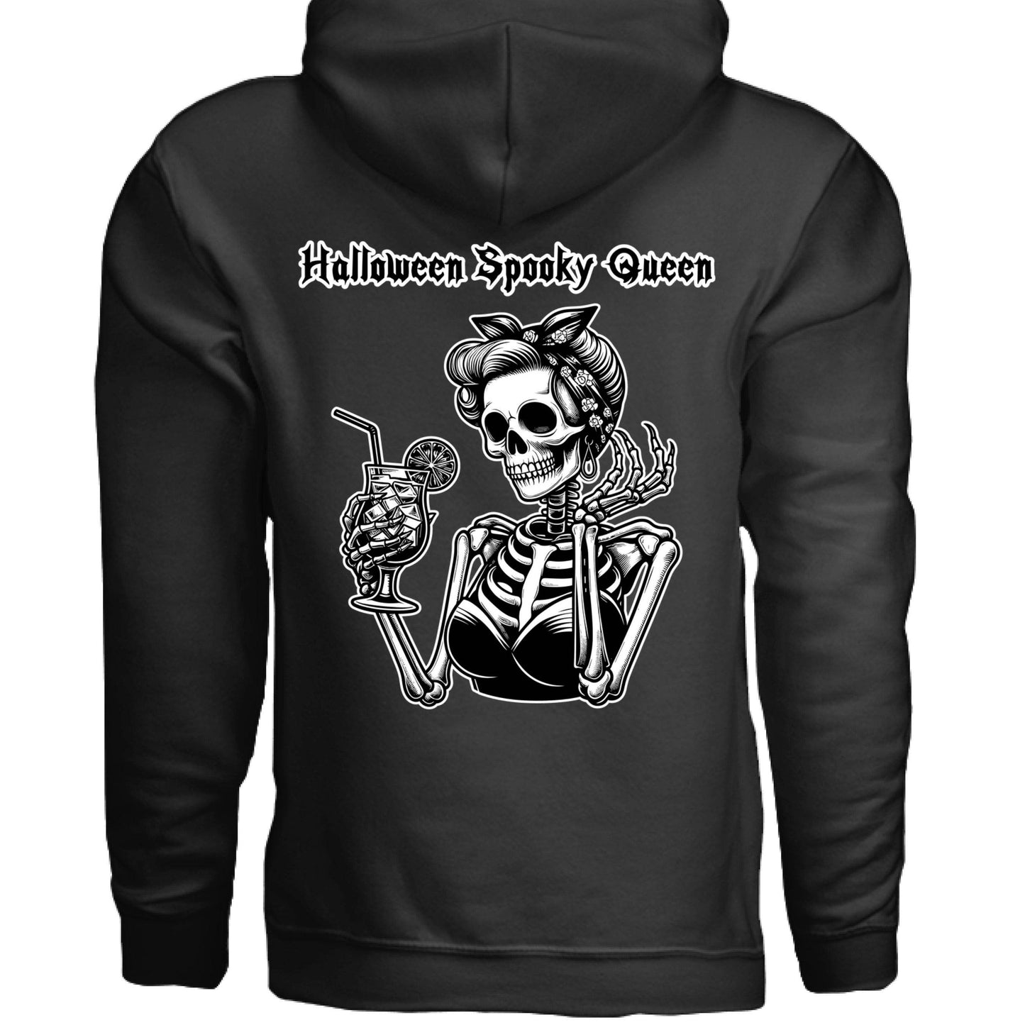 Grave Digs Halloween Spooky Queen 6 Unisex Hoodie - BLACK / XS