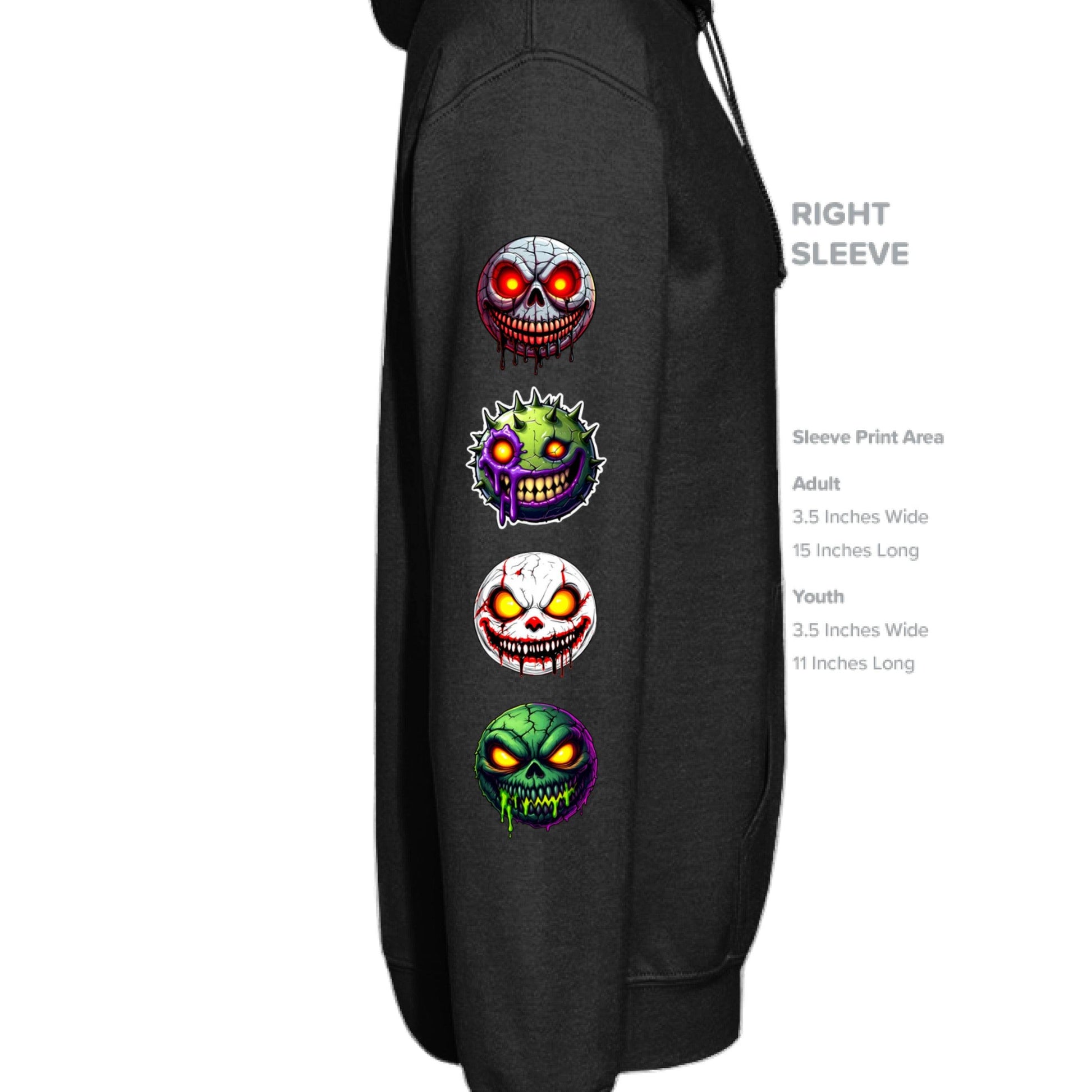 Grave Digs NecroNemoticons 53 Unisex Hoodie - BLACK / XS