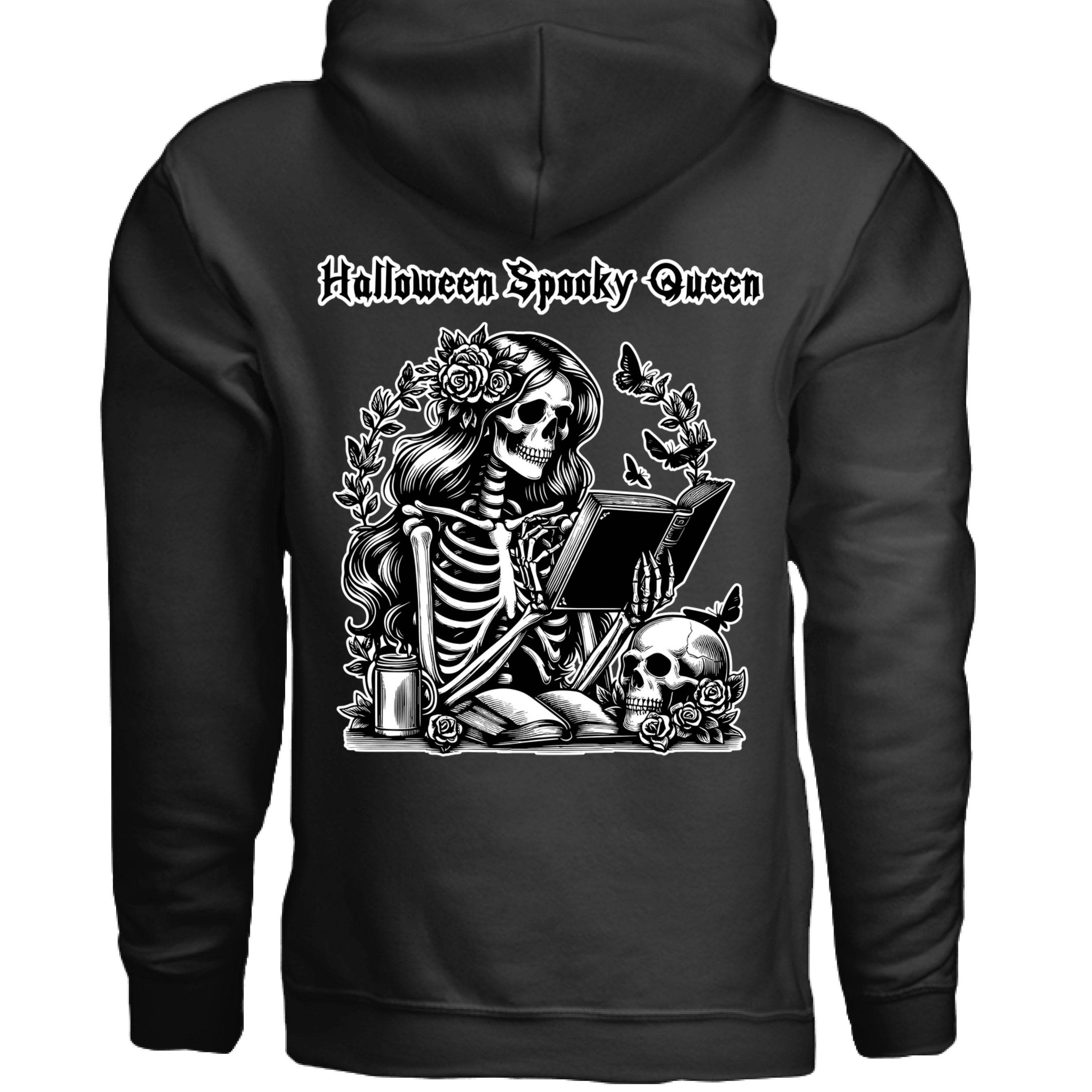 Grave Digs Halloween Spooky Queen 1 Unisex Hoodie - BLACK / XS