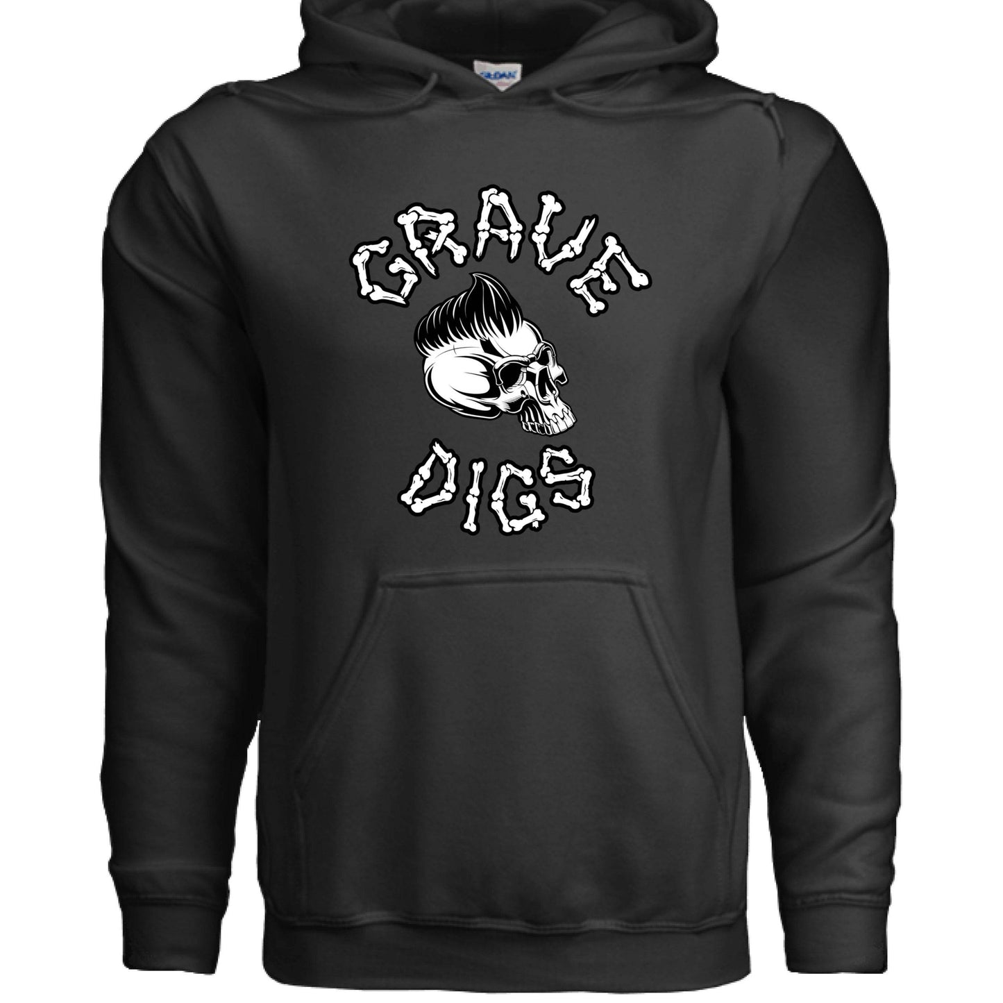 Grave Digs Halloween Spooky Queen 1 Unisex Hoodie - BLACK / XS