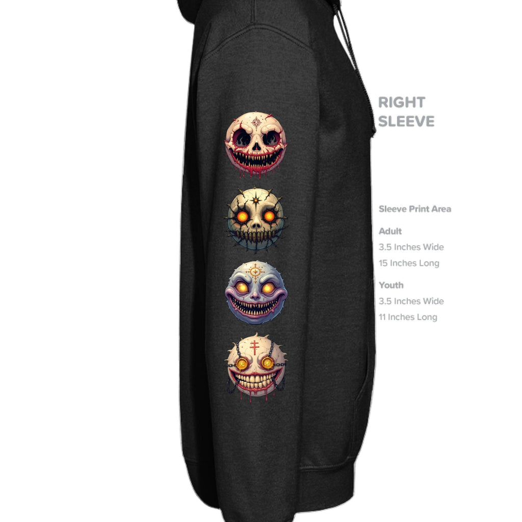 Grave Digs NecroNemoticons 2 Unisex Hoodie - BLACK / XS