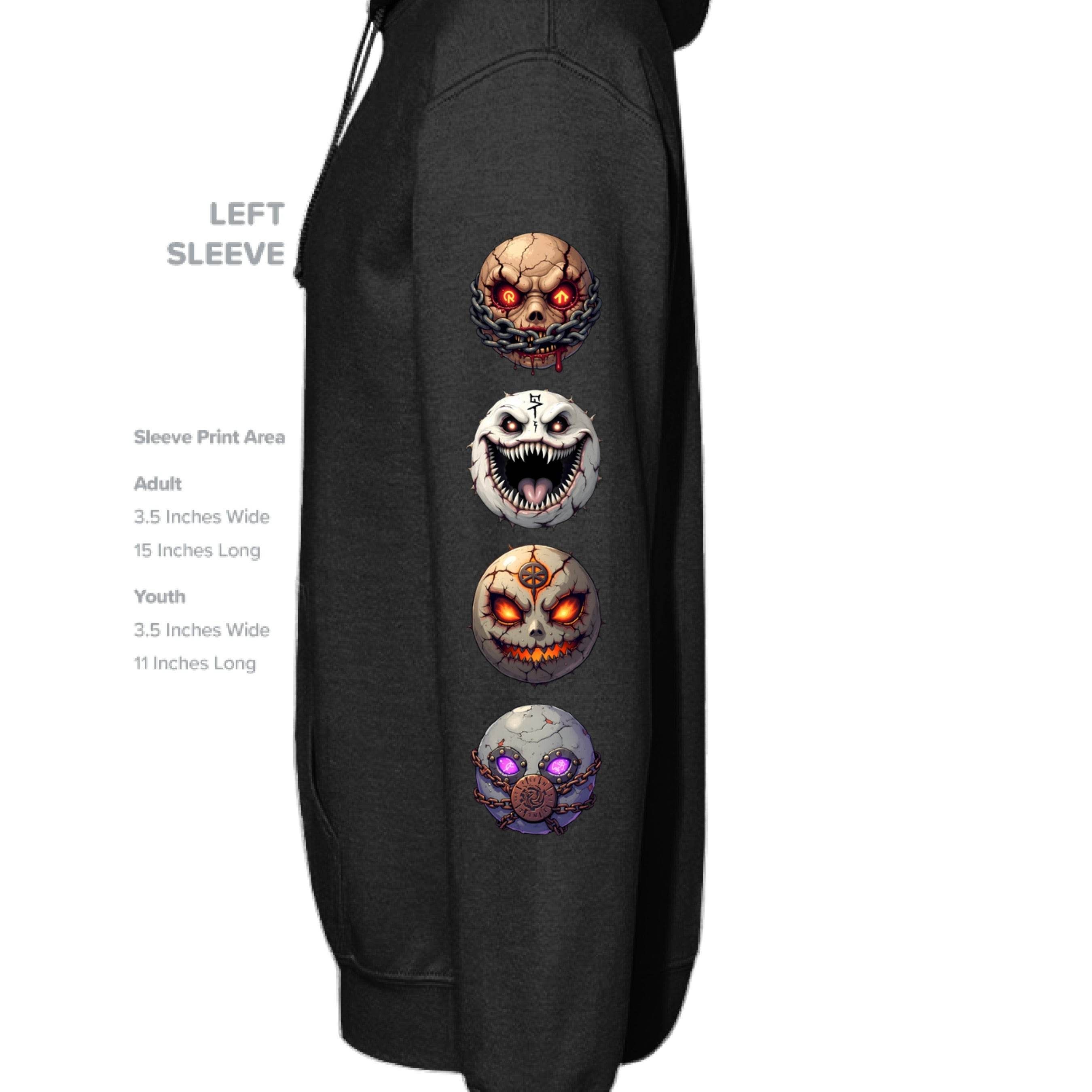 Grave Digs NecroNemoticons 5 Unisex Hoodie - BLACK / XS