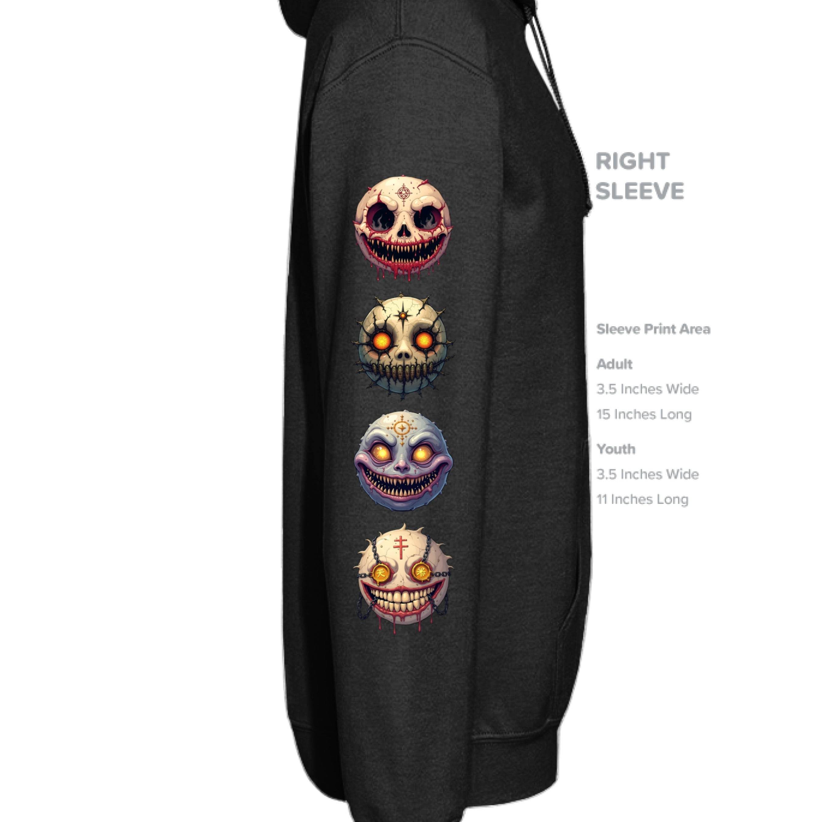 Grave Digs NecroNemoticons 5 Unisex Hoodie - BLACK / XS
