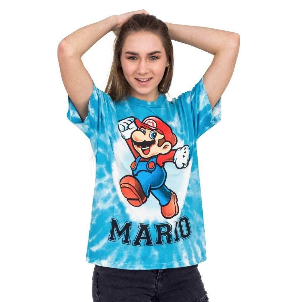 Nintendo Mario Cheer White Dyed T-shirt - S