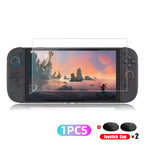 Tempered Glass Screen Protector with Joystick Cap | Full Coverage Protection for Nintendo Switch 2
