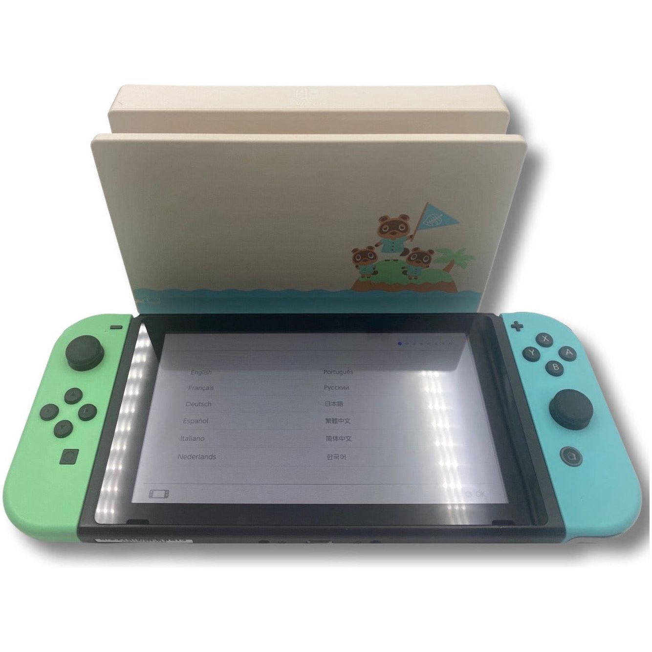 Nintendo Switch Animal Crossing: New Horizons Edition System (With HORI Controller)