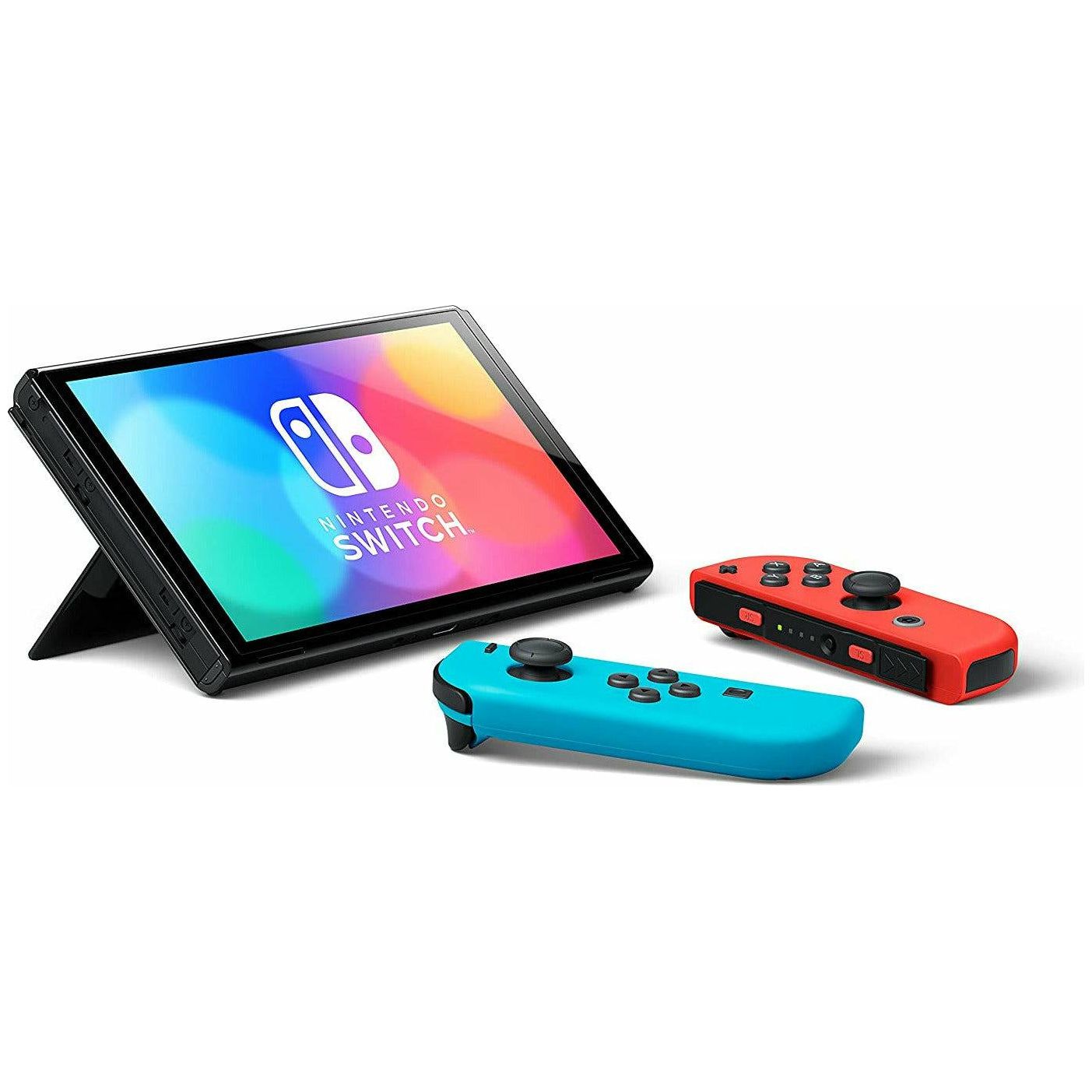 Nintendo Switch OLED With Blue And Red Joy-Con Nintendo Switch