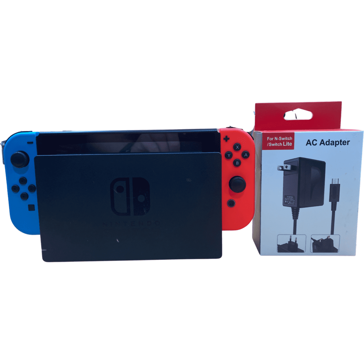 Nintendo Switch With Blue And Red Joy-Con