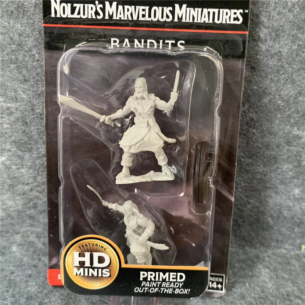 Nolzur's Marvelous Board Game Miniatures Evil Wizards Human Fighter Dragonborn Sorcerer Figures Model Pathfinder TRPG Toys Gift