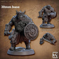 Nomad Orr'ug: Sculpt A (Male Orc Barbarian) - With Hat / Shield / Axe