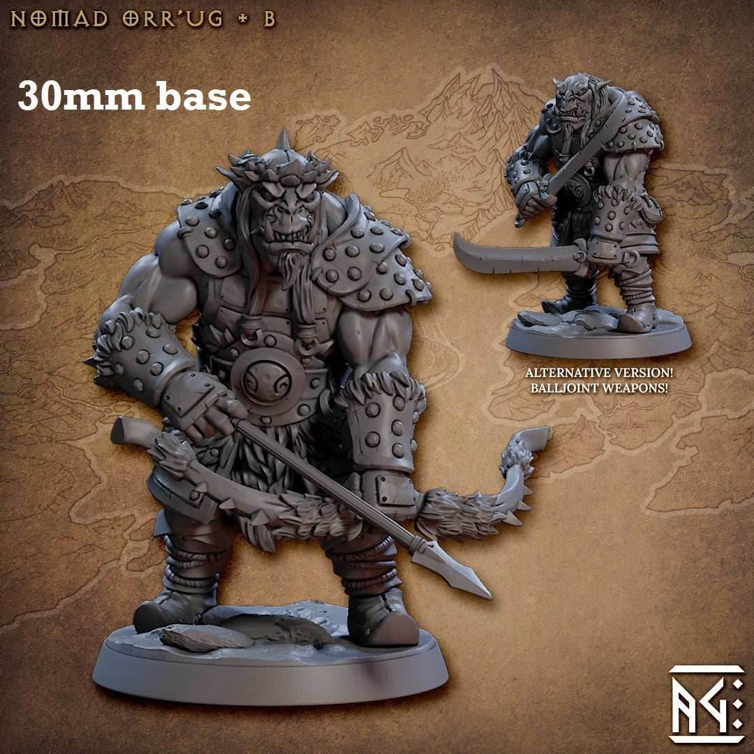 Nomad Orr'ug: Sculpt B (Male Orc Ranger) - With Hat / Bow + Arrow